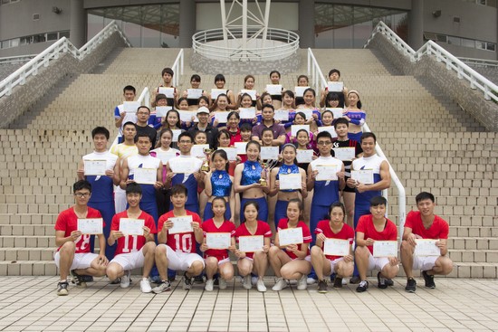 我校在广东省大学生健美操锦标赛上获3项冠军