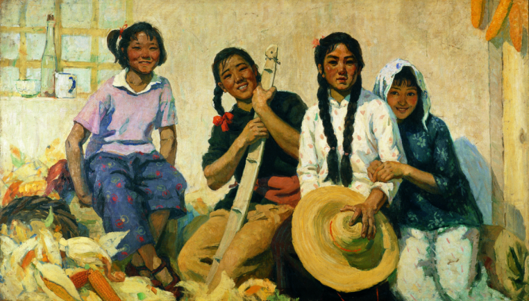 温葆《四个姑娘》（1962年）.png