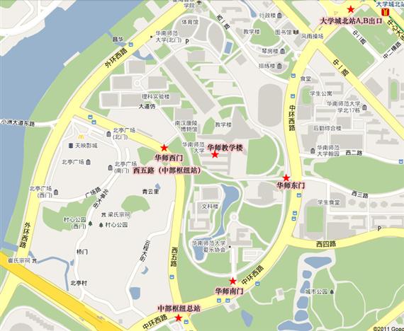 番禺区大学城地图图片