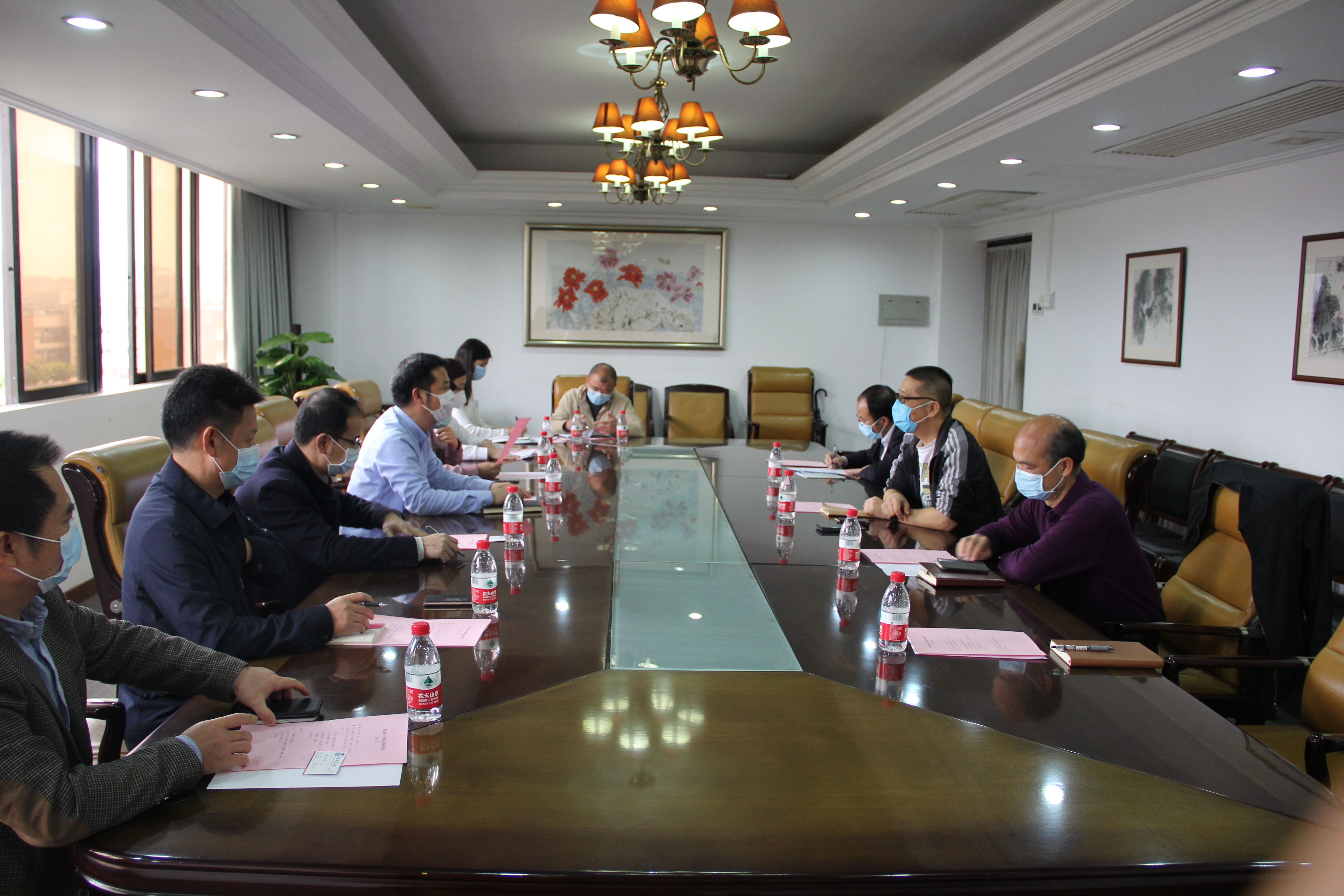 华南农业大学后勤同行来我校调研交流