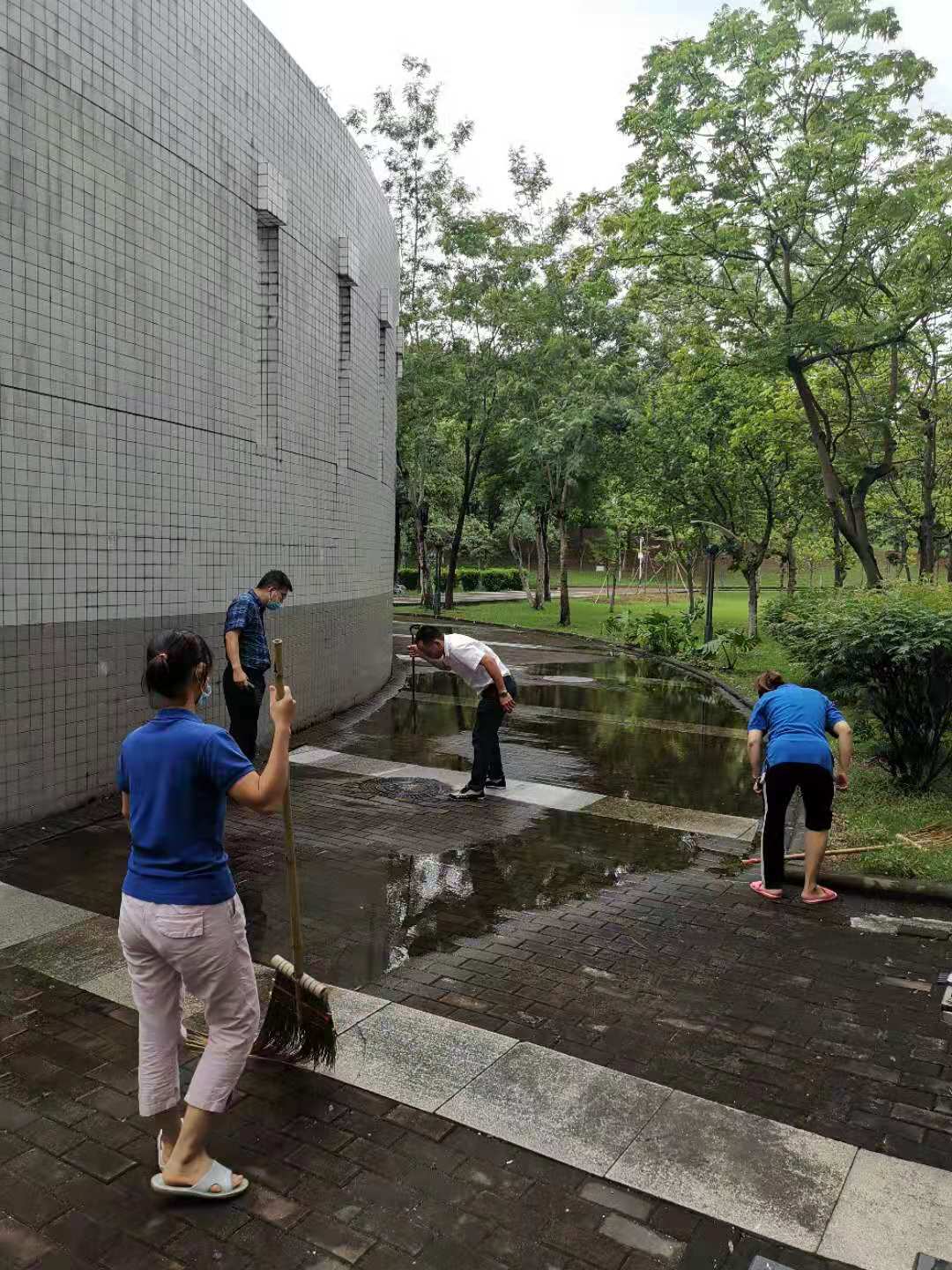 大学城后勤办：全员核酸检测中的后勤人